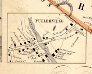 Fullerville, New York 1858 Old Town Map Custom Print - St. Lawrence Co.