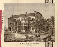 P. Vanburen Propr., New York 1858 Old Town Map Custom Print - St. Lawrence Co.