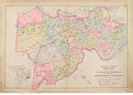 Plate 1, Map Index to Cambridge, Somerville, Arlington, Belmont, and Watertown, 1900 - Old Street Map Reprint - Middlesex Co. Atlas Vol.1 - Cambridge Area