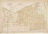 Plate 6, Cambridge - parts of Wards 1 and 2, 1900 - Old Street Map Reprint - Middlesex Co. Atlas Vol.1 - Cambridge Area