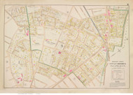 Plate 8, Cambridge - parts of Wards 1 and 5, 1900 - Old Street Map Reprint - Middlesex Co. Atlas Vol.1 - Cambridge Area