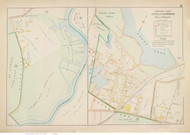 Plate 11, Cambridge - parts of Ward 1, 1900 - Old Street Map Reprint - Middlesex Co. Atlas Vol.1 - Cambridge Area