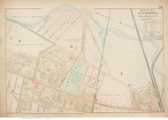 Plate 14, Somerville -- parts of Wards 1,4 and 5, 1900 - Old Street Map Reprint - Middlesex Co. Atlas Vol.1 - Cambridge Area