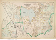 Plate 18, Part of Arlington and Cambridge - part of Ward 5, 1900 - Old Street Map Reprint - Middlesex Co. Atlas Vol.1 - Cambridge Area
