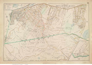 Plate 19, Parts of Arlington and Belmont, 1900 - Old Street Map Reprint - Middlesex Co. Atlas Vol.1 - Cambridge Area
