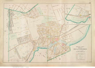 Plate 23, Part of Watertown and West Watertown, 1900 - Old Street Map Reprint - Middlesex Co. Atlas Vol.1 - Cambridge Area