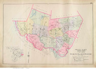 Plate  24, Map Index, Everett, Malden and Medford, 1900 - Old Street Map Reprint - Middlesex Co. Atlas Vol.1 - Cambridge Area