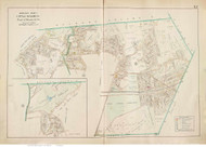 Plate 32, Malden - parts of Wards 5 and 6, 1900 - Old Street Map Reprint - Middlesex Co. Atlas Vol.1 - Cambridge Area