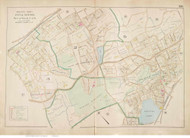 Plate 40, Newton - parts of Wards 2, 3 and 6, 1900 - Old Street Map Reprint - Middlesex Co. Atlas Vol.1 - Cambridge Area