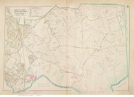 Plate 43, Newton - part of Ward 5, 1900 - Old Street Map Reprint - Middlesex Co. Atlas Vol.1 - Cambridge Area