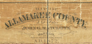 Title of Source Map - Allamakee Co., Iowa 1872 - NOT FOR SALE - Allamakee Co.