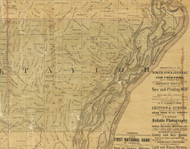 Taylor, Iowa 1872 Old Town Map Custom Print - Allamakee Co.