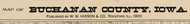 Title of Source Map - Black Hawk Co., Iowa 1900 - NOT FOR SALE - Buchanan Co.