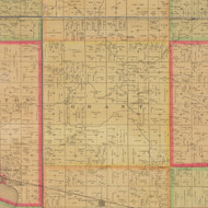Grant, Iowa 1884 Old Town Map Custom Print - Buena Vista Co.