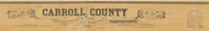 Title of Source Map - Carroll Co., Iowa 1884 - NOT FOR SALE - Carroll Co.