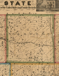 Fremont, Iowa 1863 Old Town Map Custom Print - Cedar Co.