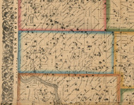 Linn, Iowa 1863 Old Town Map Custom Print - Cedar Co.
