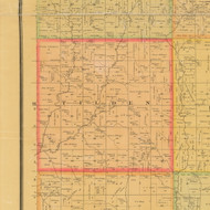 Tildon, Iowa 1884 Old Town Map Custom Print - Cherokee Co.