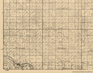 Douglas, Iowa 1896 Old Town Map Custom Print - Clay Co.