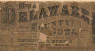 Title of Source Map - Delaware Co., Iowa 1869 - NOT FOR SALE - Delaware Co.