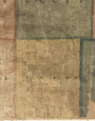 Union, Iowa 1869 Old Town Map Custom Print - Delaware Co.