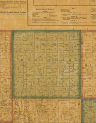 Mariposa, Iowa 1871 Old Town Map Custom Print - Jasper Co.