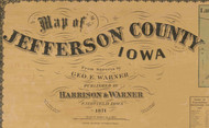 Title of Source Map - Jefferson Co., Iowa 1871 - NOT FOR SALE - Jefferson Co.