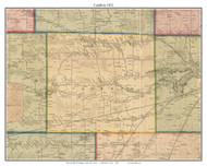 Cambria, New York 1852 Old Town Map Custom Print - Niagara Co.