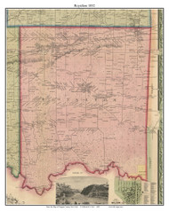 Royalton, New York 1852 Old Town Map Custom Print - Niagara Co.