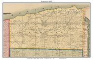 Somerset, New York 1852 Old Town Map Custom Print - Niagara Co.
