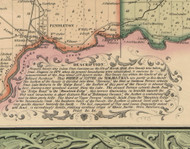 Description of Niagara County , New York 1852 Old Town Map Custom Print - Niagara Co.