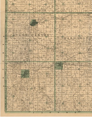Eden, Iowa 1896 Old Town Map Custom Print - Marshall Co.
