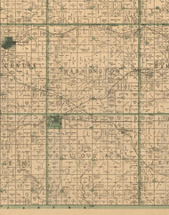 Logan, Iowa 1896 Old Town Map Custom Print - Marshall Co.