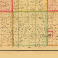 Elkhorn, Iowa 1884 Old Town Map Custom Print - Plymouth Co.