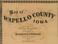 Title of Source Map - Wapello Co., Iowa 1870 - NOT FOR SALE - Wapello Co.