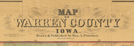 Title of Source Map - Warren Co., Iowa 1859 - NOT FOR SALE - Warren Co.