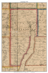 Canandaigua, New York 1859 Old Town Map Custom Print - Ontario Co.