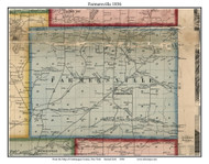 Farmersville, New York 1856 Old Town Map Custom Print - Cattaraugus Co.