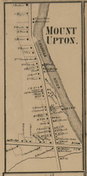 Mount Upton, New York 1863 Old Town Map Custom Print - Chenango Co.