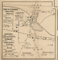 Spencerport, New York 1858 Old Town Map Custom Print - Monroe Co.