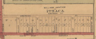 Williams Addition to Ithaca, Michigan 1876 Old Town Map Custom Print - Gratiot Co.