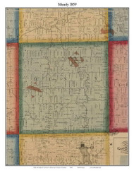 Mundy, Michigan 1859 Old Town Map Custom Print - Genesee Co.