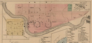 Flushing Village, Michigan 1859 Old Town Map Custom Print - Genesee Co.