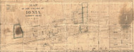 Ionia Village, Michigan 1861 Old Town Map Custom Print - Ionia Co.