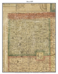 Bruce, Michigan 1859 Old Town Map Custom Print - Macomb Co.