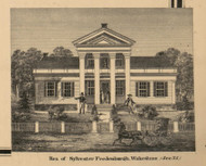 Residence of Fredenburgh, Michigan 1861 Old Town Map Custom Print - Kalamazoo Co.