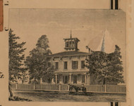 Residence 3, Michigan 1863 Old Town Map Custom Print - Lapeer Co.