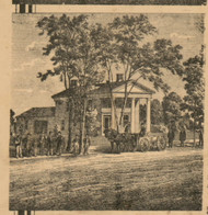 Unnamed Residence (3), Not Determined, Michigan 1864 Old Town Map Custom Print - Clinton Co.
