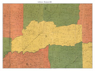 District 3 - Woodstock, 1888 Old Town Map Custom Print Shelby Co.