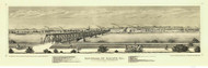 Moline, Illinois 1873 Bird's Eye View